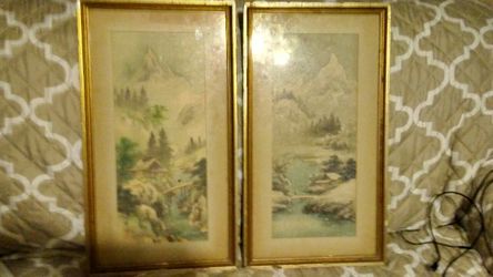 Two Vintage Asian Prints.