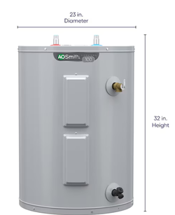 38-Gallon Lowboy 4500-Watt Double Element Electric Water Heater  (new in box)