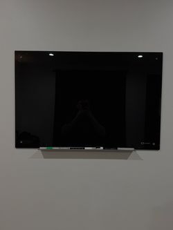 Quartet Black Glass Dry Erase Board (36x24)