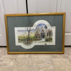 beautiful 32 by 22 inch limited edition unique wall art. (MUST SELL TODAY)