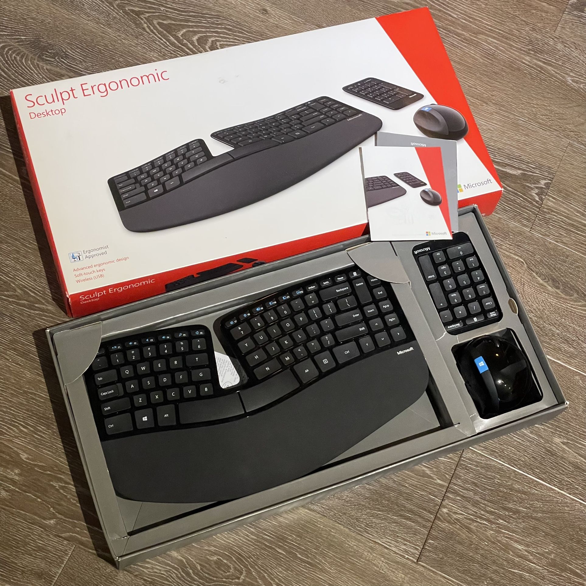 Microsoft Ergonomic Wireless Keyboard And Mouse