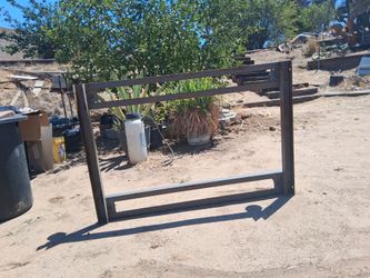 Square metal frame($100) fencing ($300)