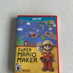 Nintendo Wii U Super Mario Maker Game 