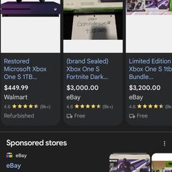 The Microsoft Xbox One S 1TB Console - Fortnite  Special Edition Bundle   KID’S BED & MATTRESS
