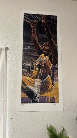 Shaq O’Neal Lakers Print La Art