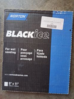 Norton sandpaper blackice
