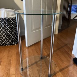 Glass End Table