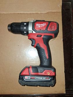 Milwaukee Mt 18 drill with 1 battery no charger
