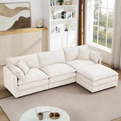 Ball & Cast Modular Couch with ottoman
