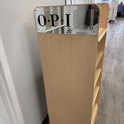 OPI nail polish/retail display cabinet