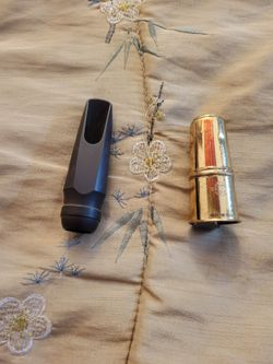 Very Nice Selmer mouthpiece and silver cover made in France