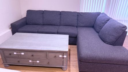 Couch and coffee table