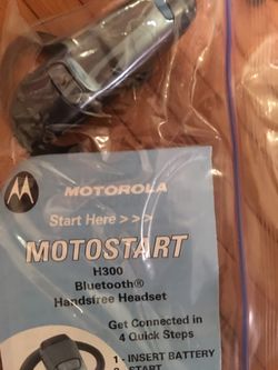 Motorola Bluetooth handsfree headset