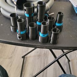 Manguera  De Vacío De Clic Rapido De 10 Pies Con Adaptadores  De  Heramienta Helectrica Multimarcas Para Recolección De Polvo En El Hogar Y La Tienda