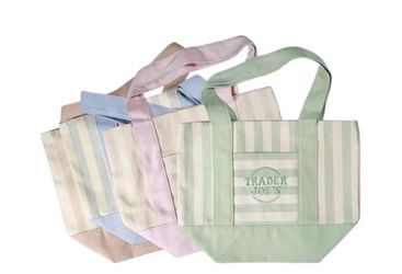 Trader Joe’s Striped Tote Bags