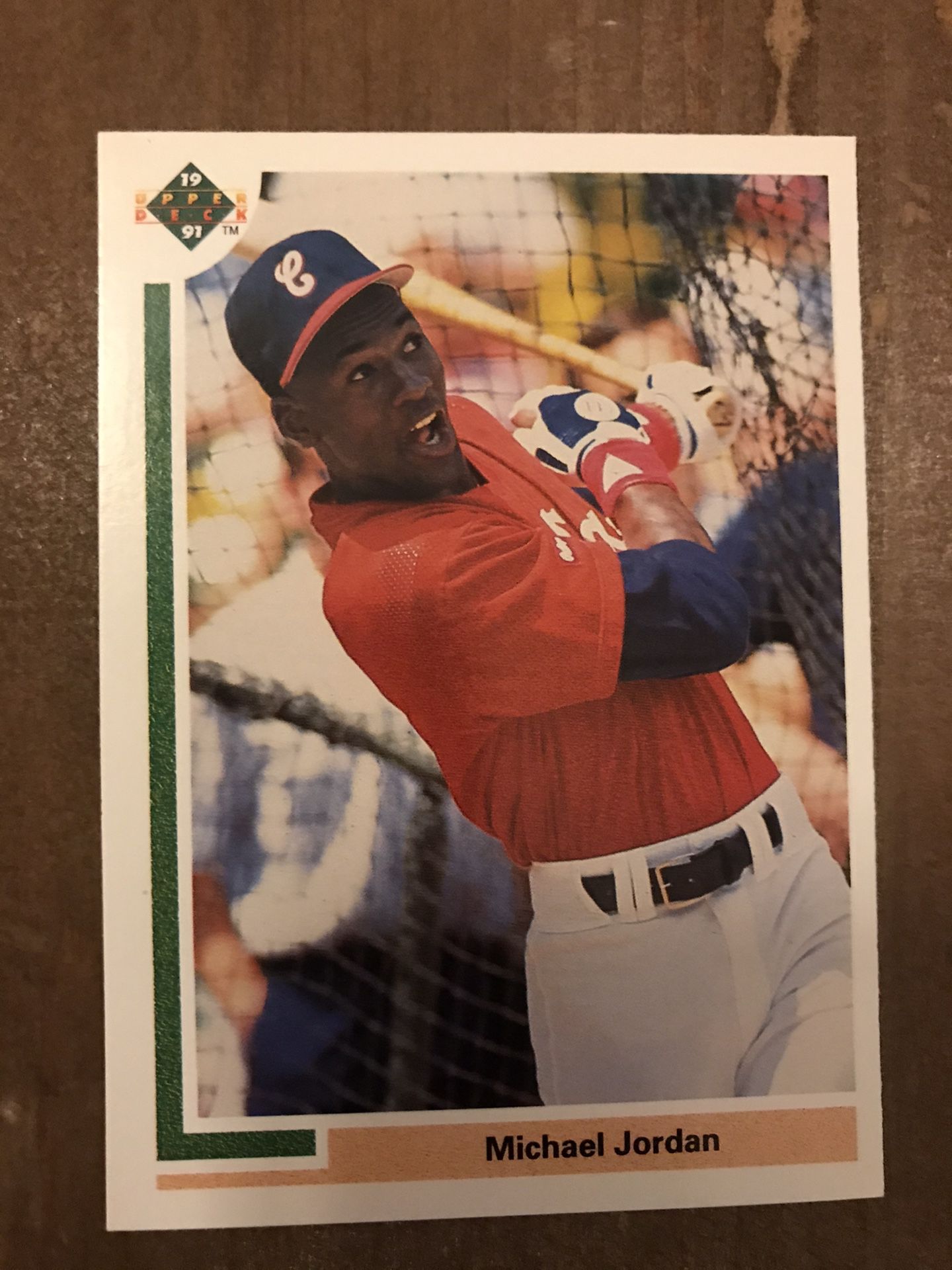 Michael Jordan 1991 Upper Deck Baseball Card SP1