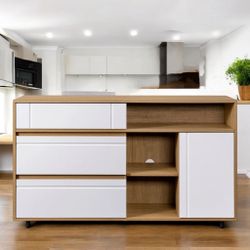 New Modern Minimalist Storage Sideboard Buffet Service TV Stand