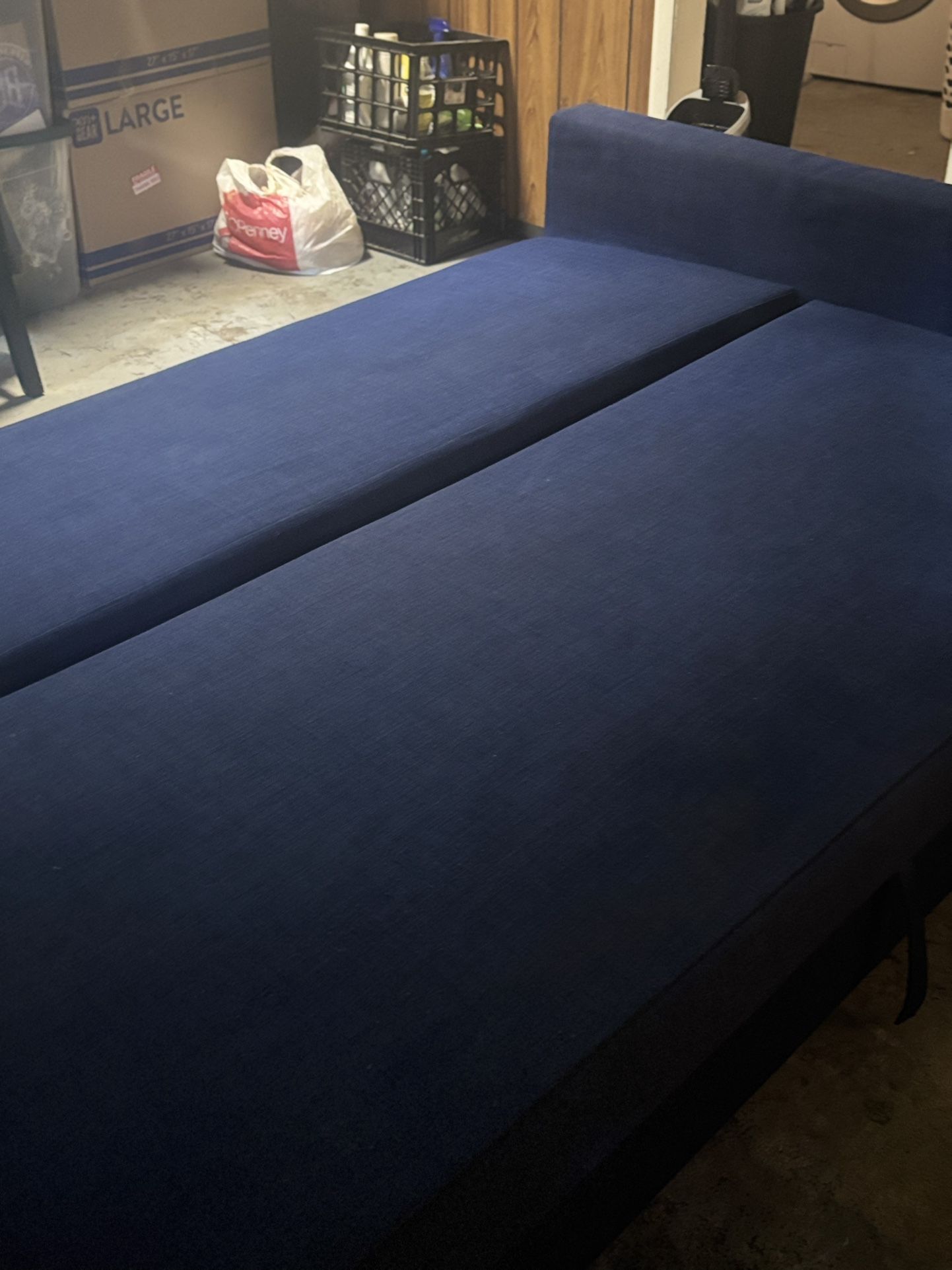 Blue Couch/Bed
