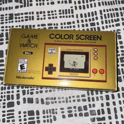 Nintendo Game And Watch Ball Super Mario Bros Color Screen 