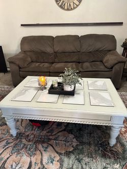 White coffee table