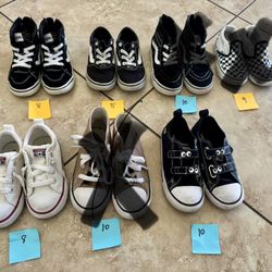 Toddler Vans/Converse (sizes 8-10)