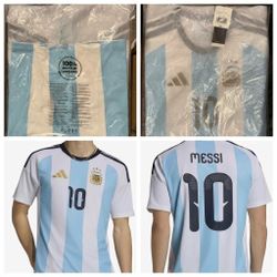 Argentina 2026 World Cup Home Messi Fan Jersey Men