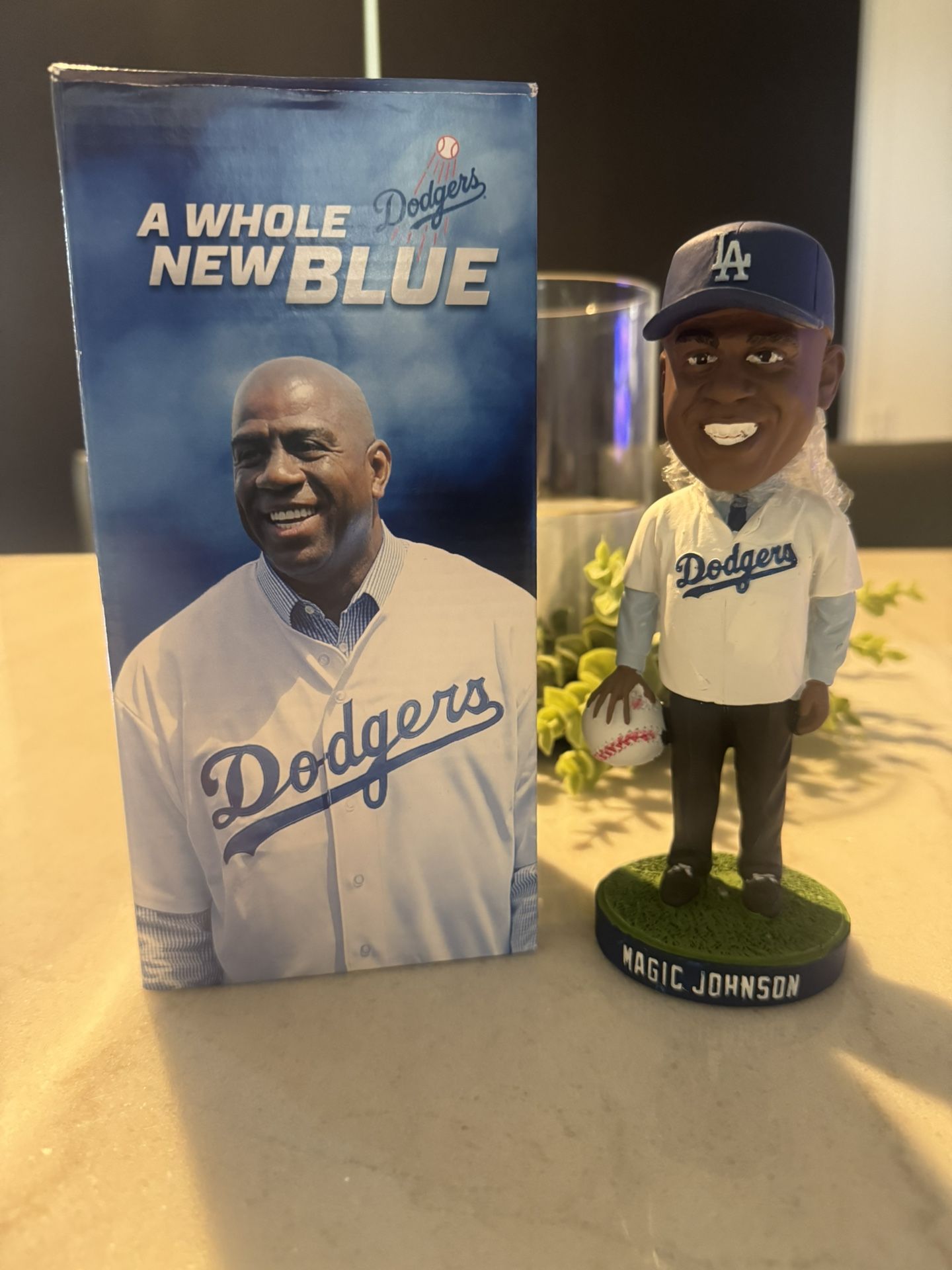 Magic Johnson Los Angeles Dodgers Bobblehead Bobble Head SGA