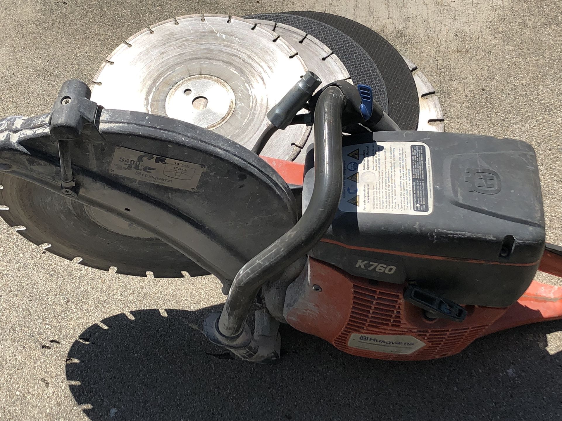 Used Husqvarna K760 Concrete Saw