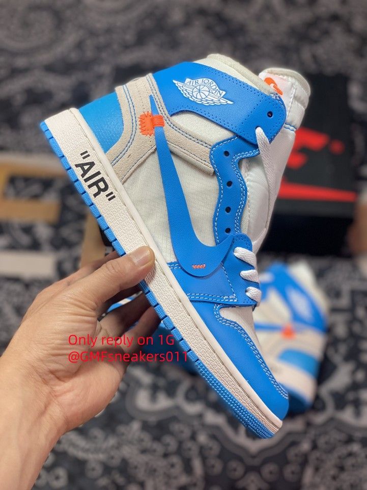 Off-White x Air Jordan 1 Retro High OG”UNC“AJ1