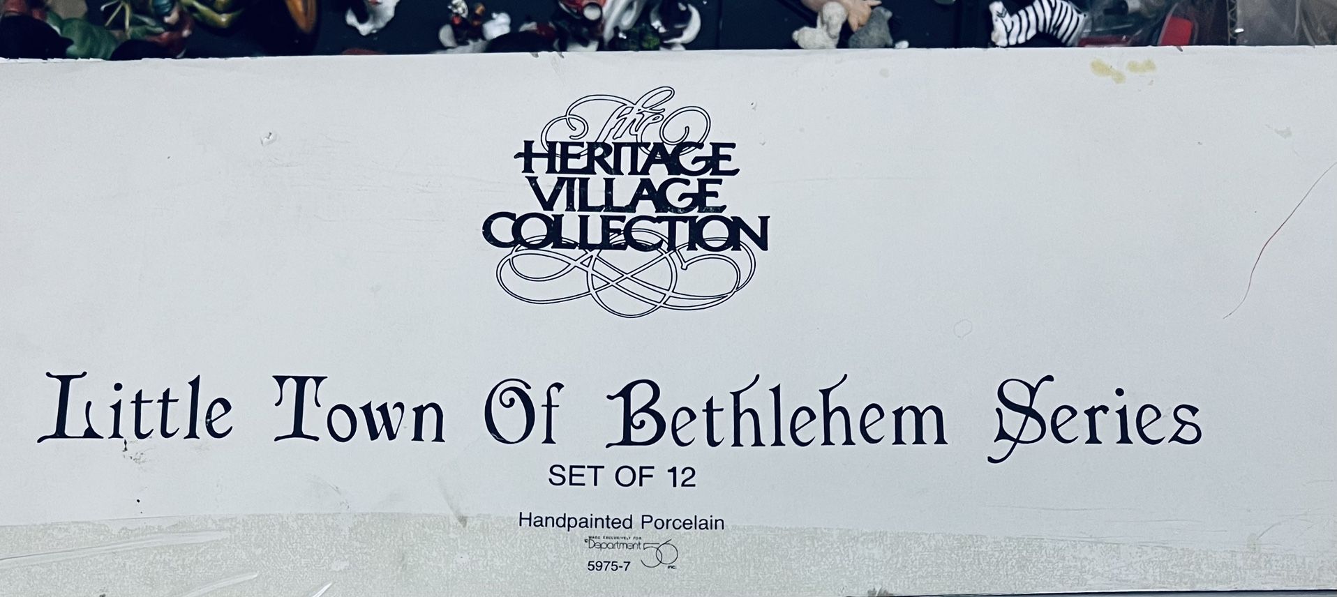 Deot. 56 Heritage Village Collection Little Town Of Bethlehem Rare.
