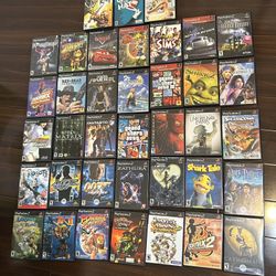 Playstation 2 Ps2 37 Game lot bundle red dead revolver final fantasy kingdom hearts 007 grand theft 