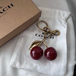 Coach Cherry Bag Charm 🍒