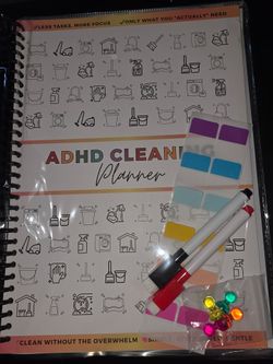 ADHD Cleaning Planner with Accessories