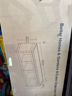 Better Homes & Gardens BH47-022-499-04 Storage Bench - White