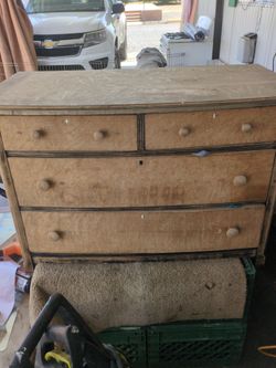 Tiger wood dresser