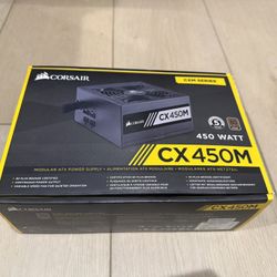 Corsair CX450M 450W 80 PLUS Bronze Certified Modular ATX PSU