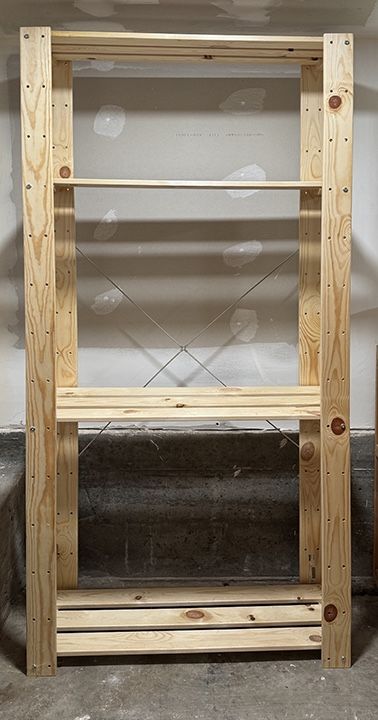 Two Pine Shelving Units - IKEA Ivar