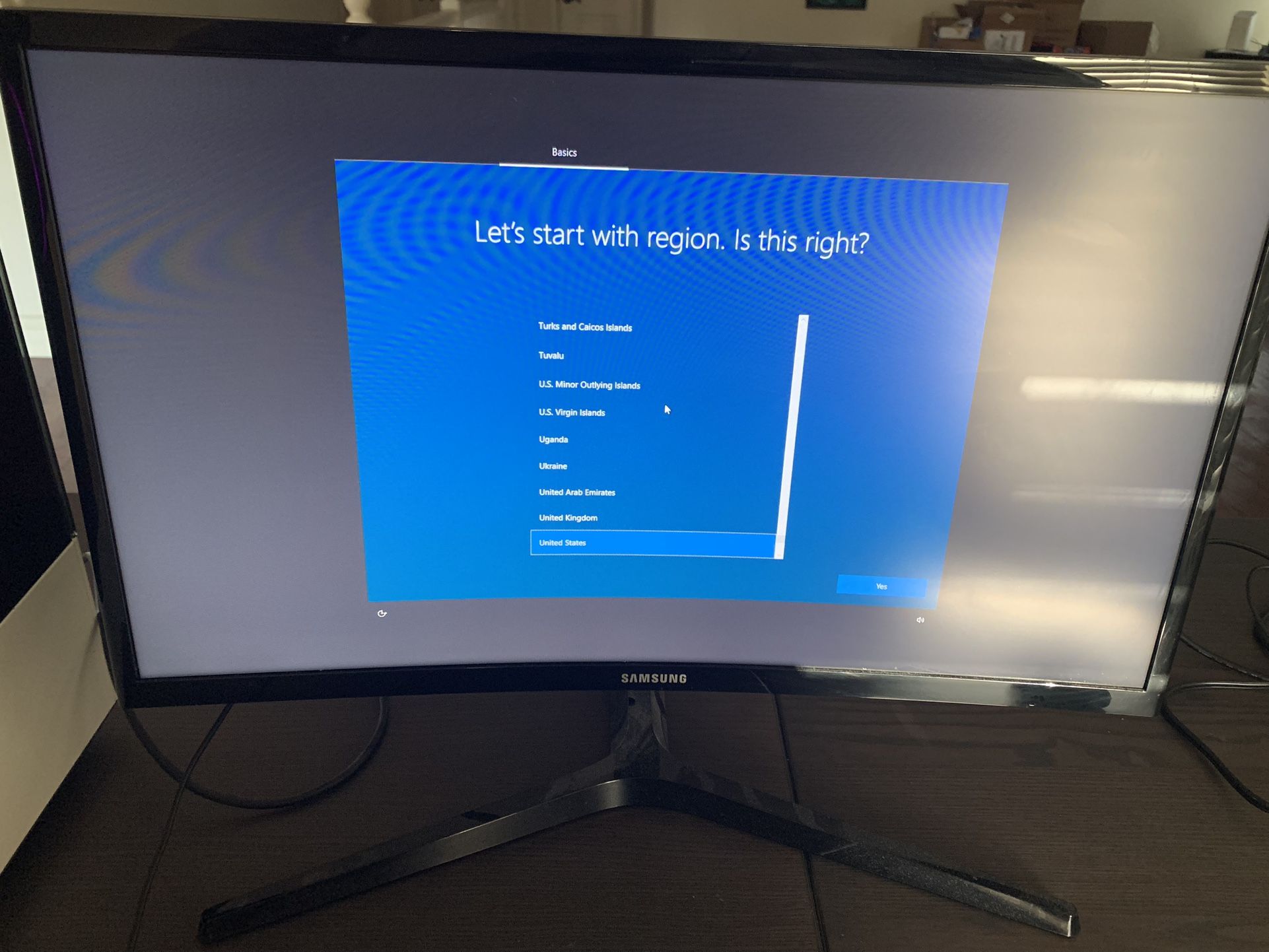Samsung Odyssey Curved Monitor 