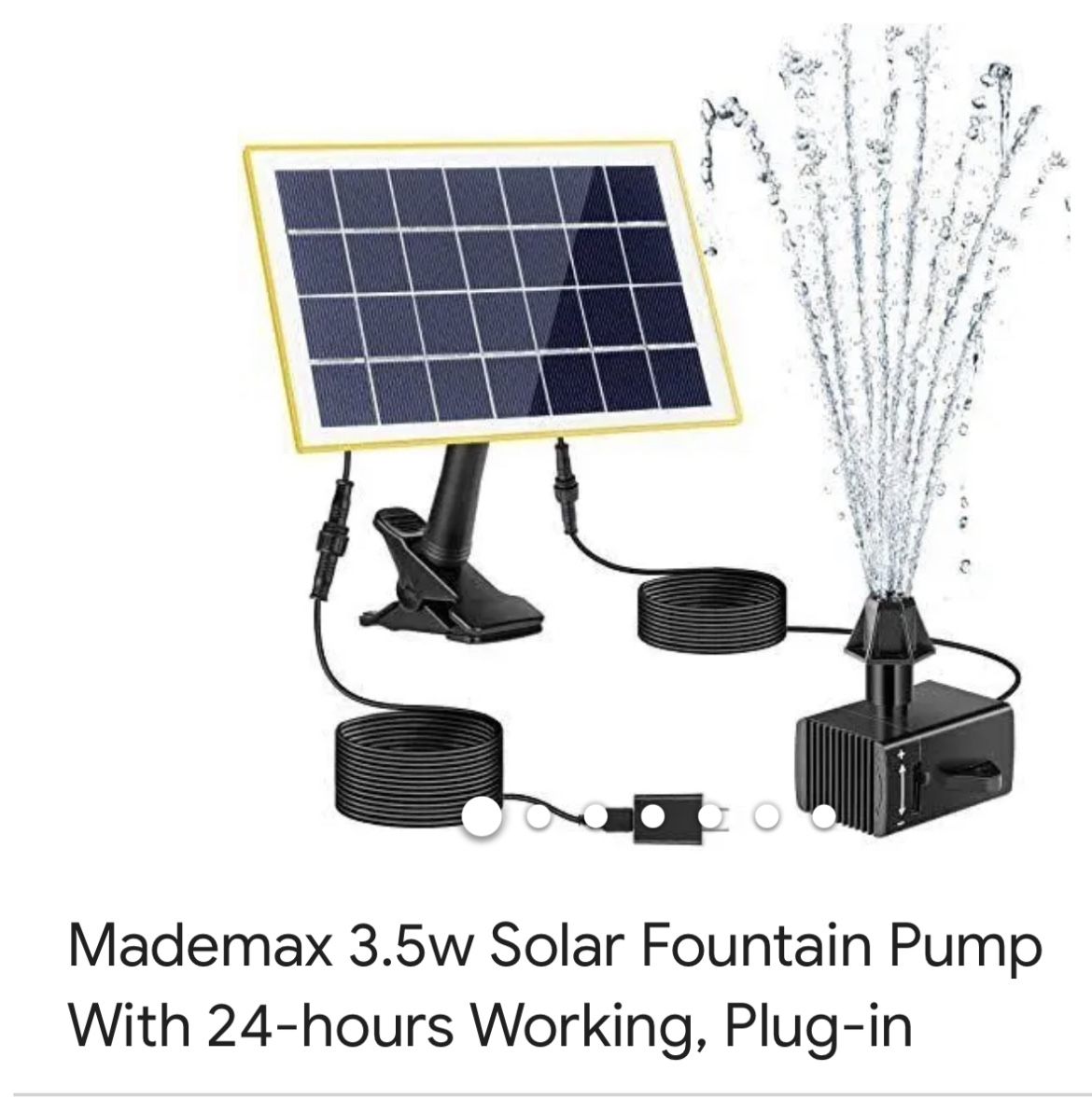 Solar Water Fountain Pump