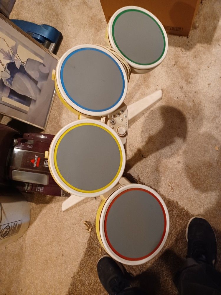 Electronic Drums For Wii With Drumsticks