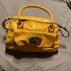 Liz Claiborne Purse Yellow Medium 