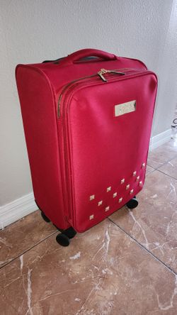 Red And Gold Studded Vince Camuto Carry-on Bag