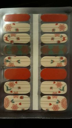 Christmas nail wraps..