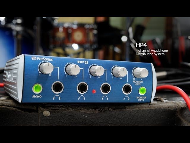 PreSonus HP4 Headphone Like New With Mount