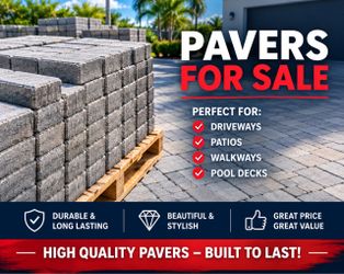 Concrete Pavers – Pallet Lot