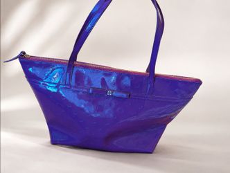 Glossy Purple Patent Tote Bag kate spade