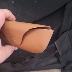 Ray ban Meta brown clamshell case