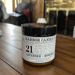 Harbour Candle Co Lavender and Rosemary Scented Candle