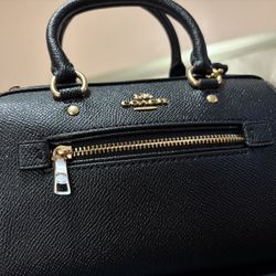 COACH Rowan Satchel 2 way Crossbody Bag Black F79946 outlet New F/S JPN