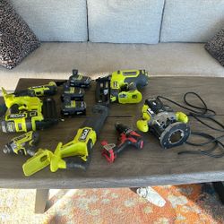 Ryobi And Milwaukee Tools